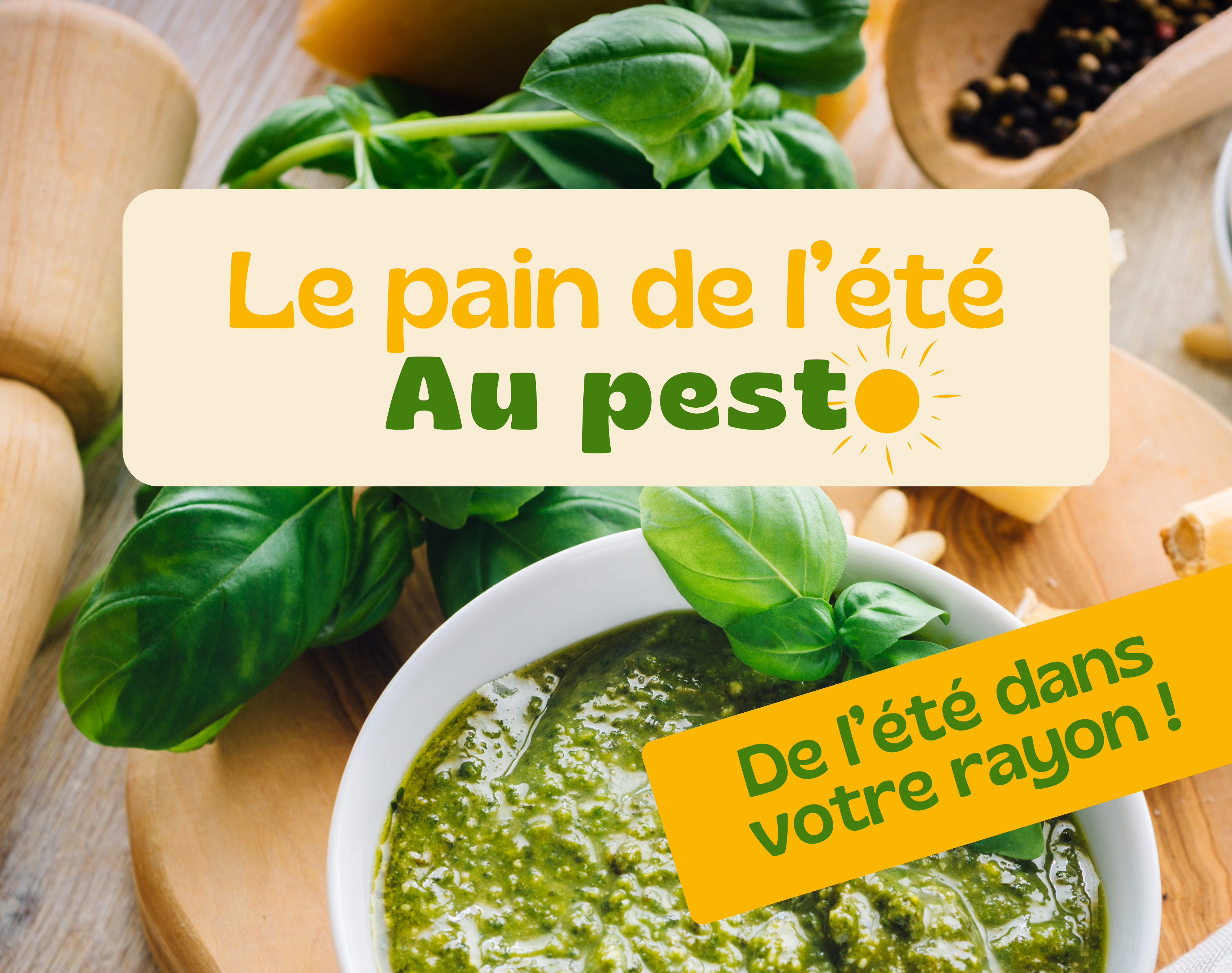 L'été, saveur pesto