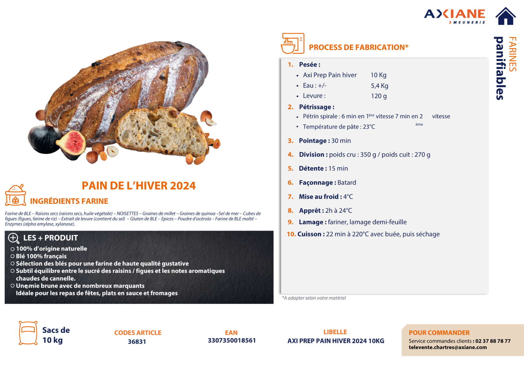 Pain de l'hiver 2024 2